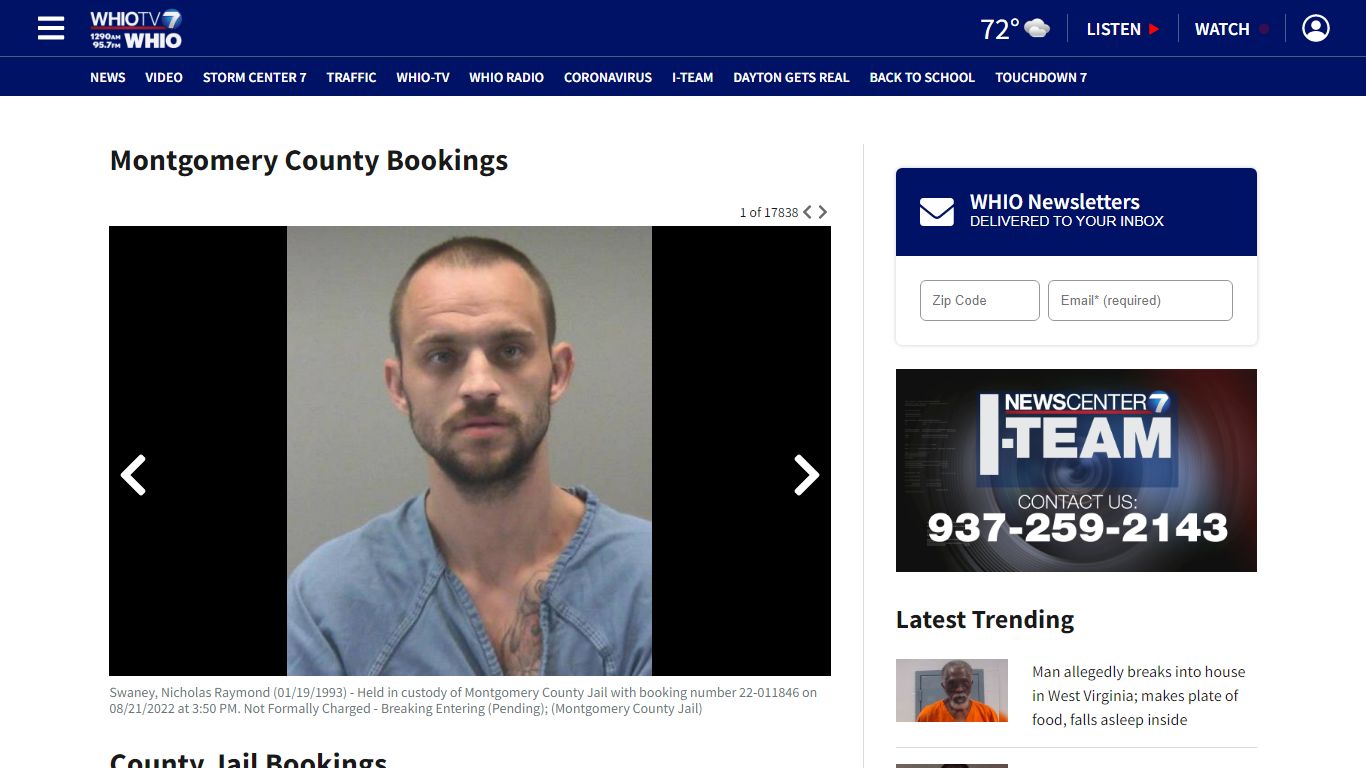 Montgomery County Inmates – WHIO TV 7 and WHIO Radio